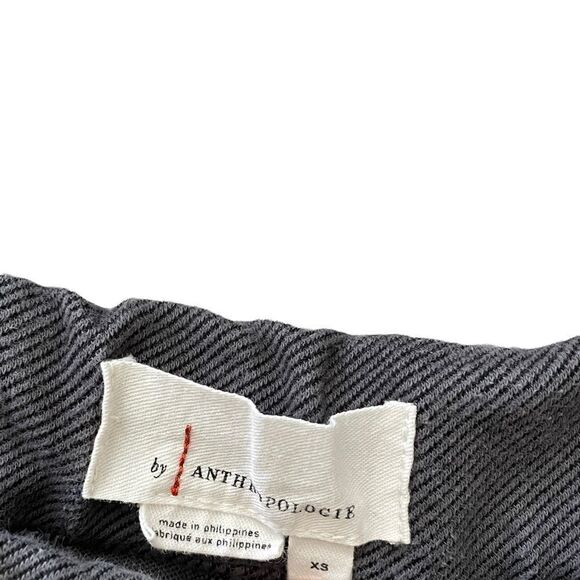 ANTHROPOLOGIE Gray Frankie Pull On Trouser Leggings Size XS - Picture 2 of 6